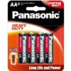 Panasonic R6DP (MGBI) AA Heavy Duty Carbon Zinc Battery 4 Pack