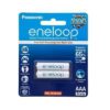 1.2V Eneloop AAA  NiMH RTU Rechargable BK-4MCCE/2BA Panasonic Battery, 2 Pack