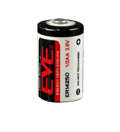 3.6V 1/2AA 1200mAh Lithium Thionyl Chloride ER14250, EVE