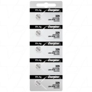 Energizer 329TZ Button Silver Oxide Battery 5Pack