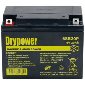 Drypower 6SB20P Sealed Lead Acid Battery