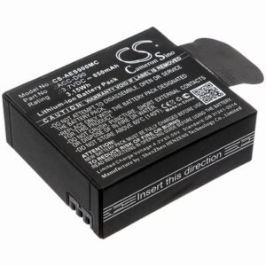 AEE D90 Camera Battery 3.7V 850mAh Li-ion AES900MC