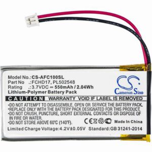 ACME CarC Camera Battery 3.7V 550mAh Li-Poly AFC100SL
