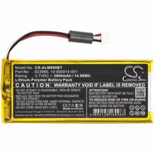 ADT Panel SmartThings Alarm System Battery 3.7V 3800mAh Li-Poly ALM990BT