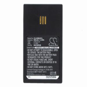 Ascom i62 Cordless Phone Battery 3.7V 900mAh Li-ion ASM620CL