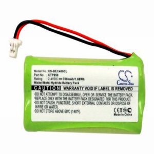 Bang & Olufsen BeoCom 4 Cordless Phone Battery 2.4V 700mAh Ni-MH BEC400CL