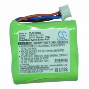 Bang & Olufsen BeoCom 1 Cordless Phone Battery 3.6V 700mAh Ni-MH BEC600CL