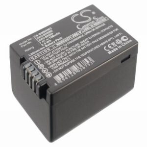 Panasonic Lumix DMC-FP77; Digital Camera Video Battery 7.4V 750mAh Li-Ion BMB9MC