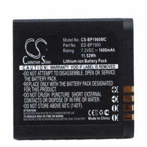 Samsung NX1 Digital Camera Video Battery 7.2V 1600mAh Li-Ion BP1900MC
