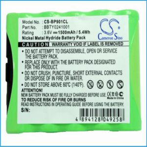 Sony BP901 Cordless Phone Battery 3.6V 1500mAh Ni-MH BP901CL