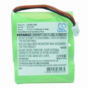 ASCOM Linga Cordless Phone Battery 3.6V 1200mAh Ni-MH BSC10RC
