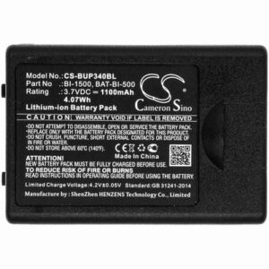 Bluebird EG-340 Barcode Scanner Battery 3.7V 1100mAh Li-ion BUP340BL