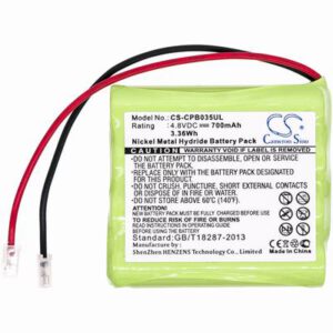 Universel AAA x 4 Cordless Phone Battery 4.8V 700mAh Nickel Metal Hydride CPB035UL