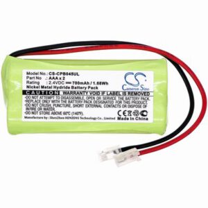 Universel AAA x 2 Cordless Phone Battery 2.4V 700mAh Ni-MH CPB045UL