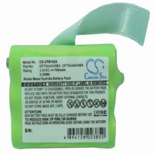 AT&T 1231 Cordless Phone Battery 3.6V 700mAh Ni-MH CPB1024
