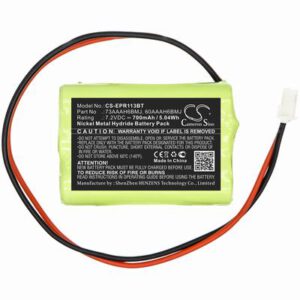 Electia 1131 DTMF Alarm System Battery 7.2V 700mAh Ni-MH EPR113BT