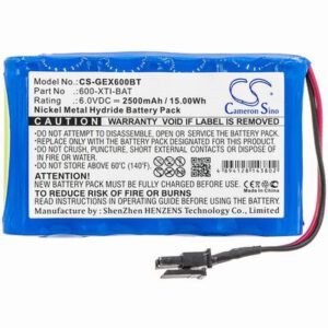 Simon Xti Alarm Panel Alarm System Battery 6.0V 2500mAh Ni-MH GEX600BT