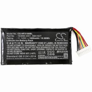LXE FX1380 Barcode Scanner Battery 11.1V 1800mAh Li-ion HFX100BL