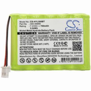 Honeywell 8DLLKP500 Alarm System Battery 7.2V 700mAh Ni-MH HYL500BT