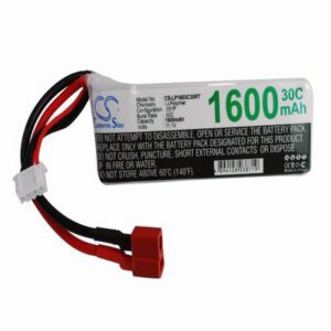 Airplane Remote Control Battery 11.1V 1600mAh Li-Polymer LP1603C30RT