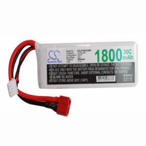 Airplane Remote Control Battery 11.1V 1800mAh Li-Polymer LP1803C30RT