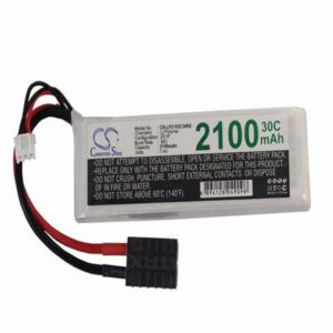 Airplane Remote Control Battery 7.4V 2100mAh Li-Polymer LP2102C30R2
