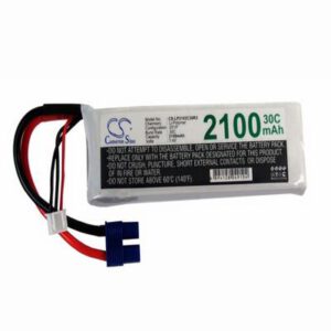 Airplane Remote Control Battery 7.4V 2100mAh Li-Polymer LP2102C30R3