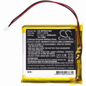 Marantz PMD-901V Camera Battery 3.7V 2900mAh Li-Poly MPD901MC