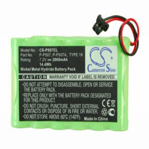 Panasonic KX-TG2000 Cordless Phone Battery 7.2V 2000mAh Ni-MH P507CL