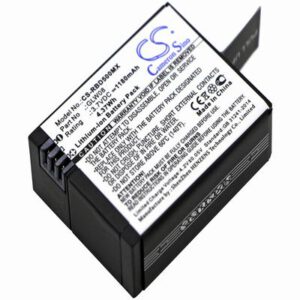 Rollei Actioncam 500 Camera Battery 3.7V 1180mAh Li-ion RBD500MX