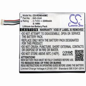 Red Digital Cinema REDmote Camera Battery 3.7V 2200mAh Li-ion RDM046MC