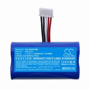 Urovo i9100 Barcode Scanner Battery 3.7V 5200mAh Li-ion URV910BL