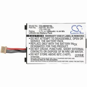 Amazon Kindle eBook Reader Battery 3.7V 1200mAh Li-Polymer ABD001SL