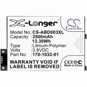Amazon Kindle 3 E-book E-reader Battery 3.8V 3500mAh Li-Poly ABD003XL