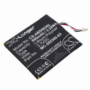 Amazon Kindle 7 eBook Reader Battery 3.7V 890mAh Li-Polymer ABD063SL