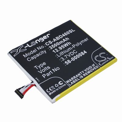 Amazon B00IKPW0UA Tablet Battery 3.7V 3500mAh Li-Poly ABD460SL