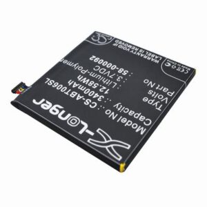 Amazon Fire HD 6 Tablet Battery 3.7V 3400mAh Li-Polymer ABT006SL