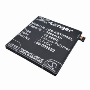 Amazon Fire HD 6 Tablet Battery 3.7V 3400mAh Li-Polymer ABT006SL