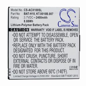 Acer Liquid X1 Mobile Phone Battery 3.7V 2400mAh Li-Polymer ACX100SL