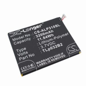 Alcatel One Touch POP 7 Tablet Battery 3.7V 3200mAh Li-Polymer ALP310SL