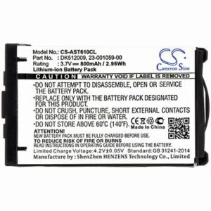 Detewe 600d Cordless Phone Battery 3.7V 800mAh Li-ion AST610CL