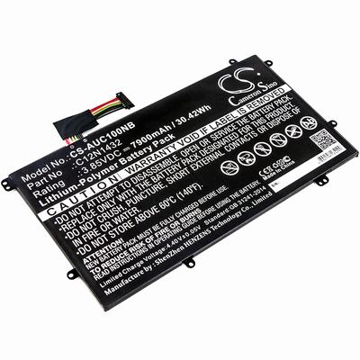 Asus 90NL0971-M00290 Notebook Laptop Battery 3.85V 7900mAh Li-Poly AUC100NB