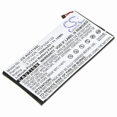 Asus P01Y Tablet Battery 3.7V 3000mAh Li-Poly AUC710SL