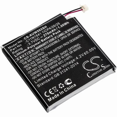 Asus WI502QF Smartwatch Battery 3.7V 270mAh Li-Poly AUW502SH