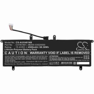 Asus ZenBook 14 UX481F Notebook Laptop Battery 15.4V 4500mAh Li-Poly AUX481NB