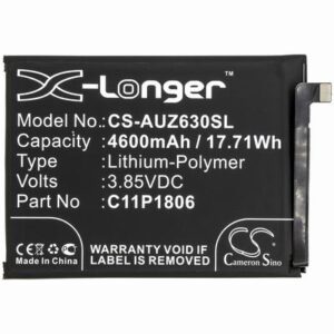 Asus ZenFone 6 2019 Mobile SmartPhone Battery 3.85V 4600mAh Li-Poly AUZ630SL