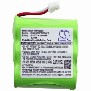 AT&T WF720 Cordless Phone Battery 3.6V 2000mAh Ni-MH AWF720CL