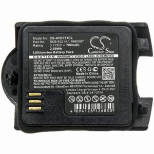 Ascom Grade 3 Cordless Phone Battery 3.7V 700mAh Li-ion AYD751CL