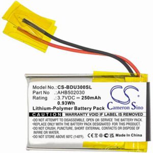 Bosch BDU3XX Display Battery 3.7V 250mAh Li-Poly BDU300SL