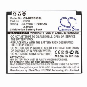 Bea-fon C350 Communication Battery 3.7V 700mAh Li-ion BEC350SL